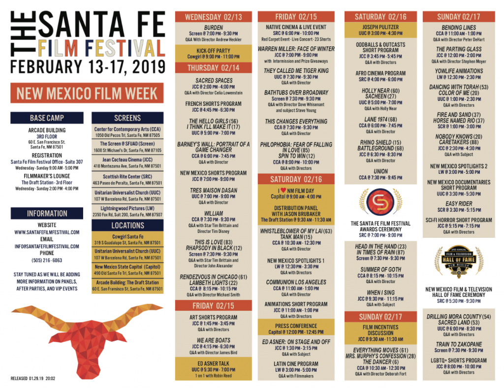 2019 films the santa fe film festival film festival program